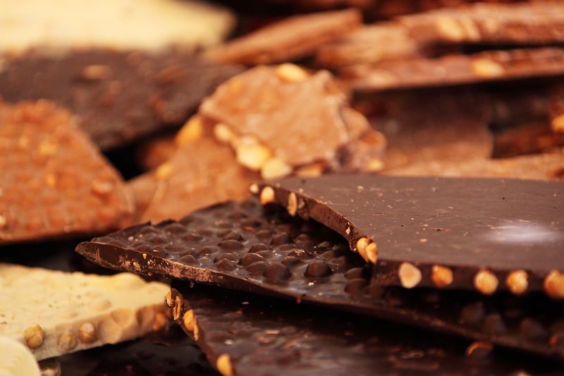 chocolate-covered fruits